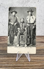 Cheyenne Indians Elk City Oklahoma Postcard