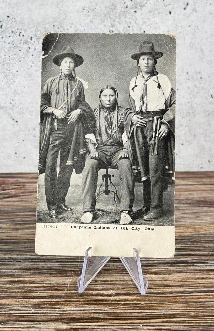 Cheyenne Indians Elk City Oklahoma Postcard: Zim Postcard.