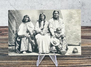 Ouray Ute Indians RPPC Photo Postcard
