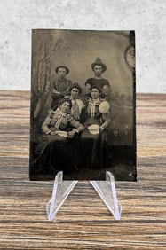 Antique Tintype Photo Bathing Suits