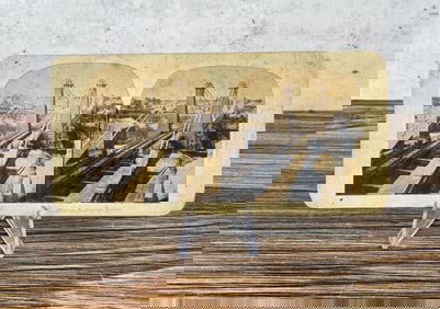 Niagara Suspension Bridge Stereoview