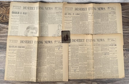 Pat Coughlin Fred George Outlaws Tintype Photo