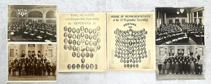 Montana Senate Photos 1915-1917