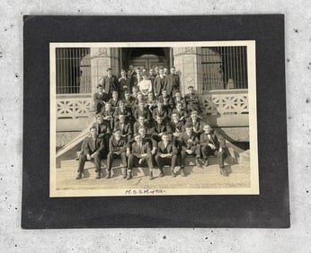 1916 Montana School of Mines Cabinet Photo