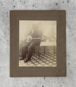 Occupational Cabinet Photo Banjo Player
