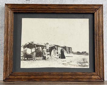 Oklahoma Sod House Cabinet Photo