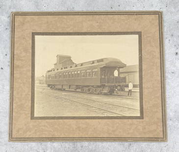 Chicago Milwaukee St Paul Railroad Photo: 11 3/4" by 13 3/4" William McClellan Weidenhammer, son of John Jacob and Elizabeth Glenn Weidenhammer, was born on a farm six miles east of Golden, Schuyler County, Illinois and is buried in Hope Abbe