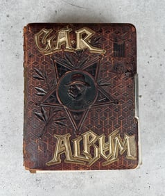 Antique Butte Montana Cabinet Photo Album