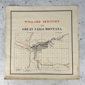 Willard Addition to Great Falls Montana Map