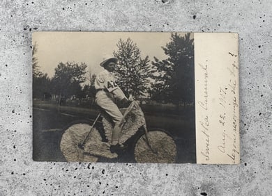 Sweet Pea Carnival Bozeman Montana RPPC Postcard