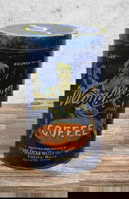 Wampum Brand Coffee Tin Can 3lb