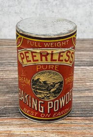 Peerless Baking Powder Helena Montana Can