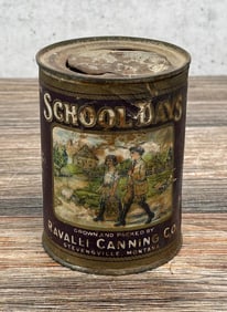 School Days Stevensville Montana Tin Can