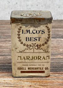 Isdell Mercantile Pony Montana Spice Tin Can