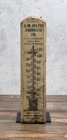 A.M. Holster Hardware Helena Montana Thermometer