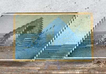 Cyanotype Cowboy Photo Coeur d'Alene Idaho