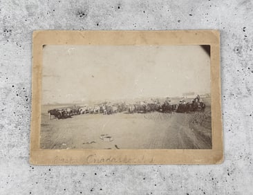Anadarko Oklahoma Indian Territory Cabinet Photo
