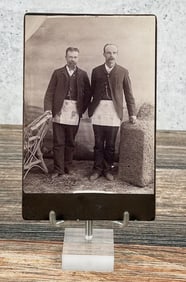 Masonic Masons with Aprons Cabinet Photo