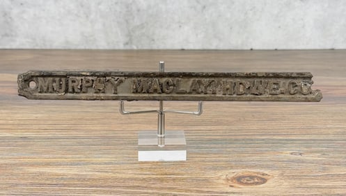 Murphy Maclay Hardware Company Montana Sign