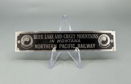 Northern Pacific Railway Blue Lake Mountains