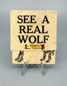 See a Real Wolf Yellowstone National Park Souvenir