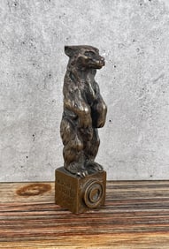Northern Pacific Yellowstone Park Line Bronze Bear