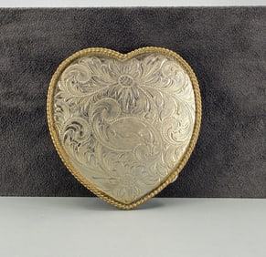 Montana Silversmiths Cowgirl Heart Belt Buckle