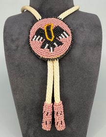 Blackfoot Native American Indian Bolo Tie