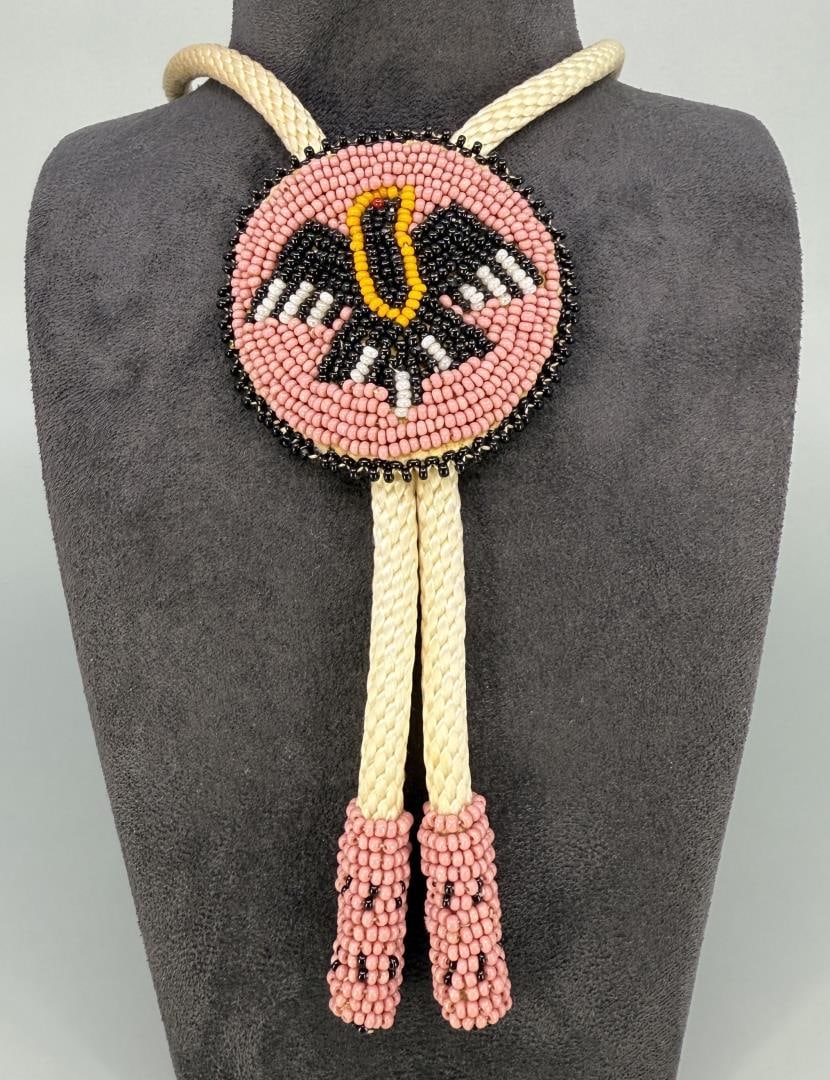 Blackfoot Native American Indian Bolo Tie (1 of 3)