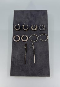 Collection of Sterling Silver Earrings