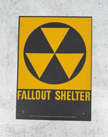 US Department of Defense Fallout Shelter Sign
