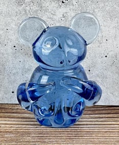 Commemorative Glass Koala Bear Paperweight