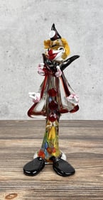 Mid Century Murano Glass Clown