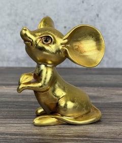 Anthony Freeman McFarlin Gold Pottery Mouse