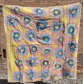 Antique Dresden Plate Quilt