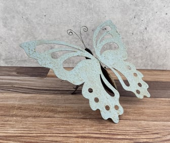 Mid Century Steel Garden Butterfly