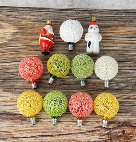Christmas Ice Snowball Light Bulbs