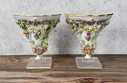 Dresden Porcelain Wall Bracket Shelves