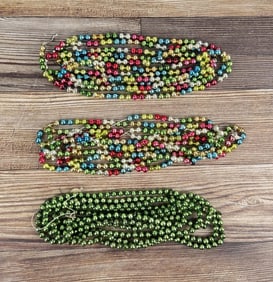 Antique Mercury Glass Christmas Beads