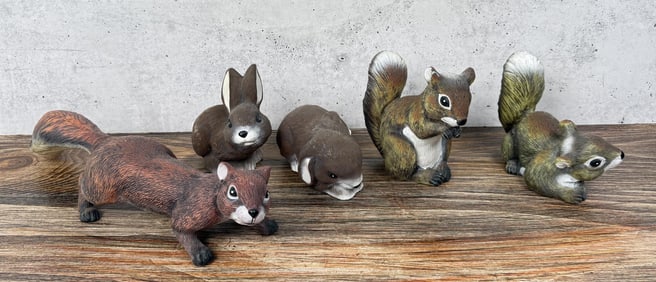 Vintage Artline Rubber Garden Animals
