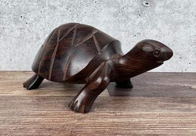 Mexican Carved Ironwood Tortoise
