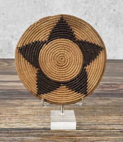 Apache Native American Indian Basket Tray Mat