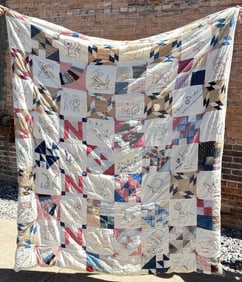 Antique Autograph Quilt