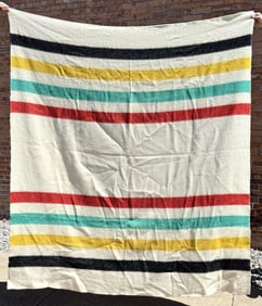 Faribo Wool Hudsons Bay Style Trade Blanket