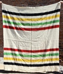 Faribo Wool Hudsons Bay Style Trade Blanket