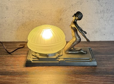 Frankart Art Deco Nude Lamp