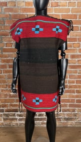 Navajo Indian Biil Rug Blanket Dress
