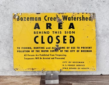 US Forest Service Bozeman Montana Sign