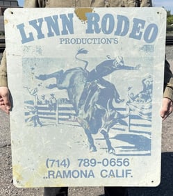 Lynn Rodeo Productions Ramona California Sign