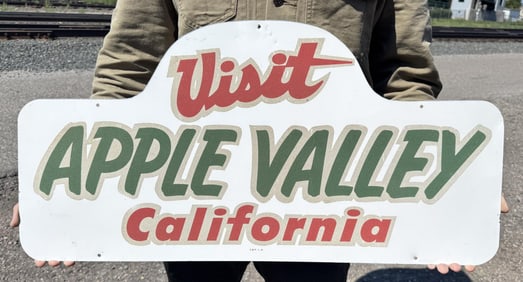 Visit Apple Valley California Sign